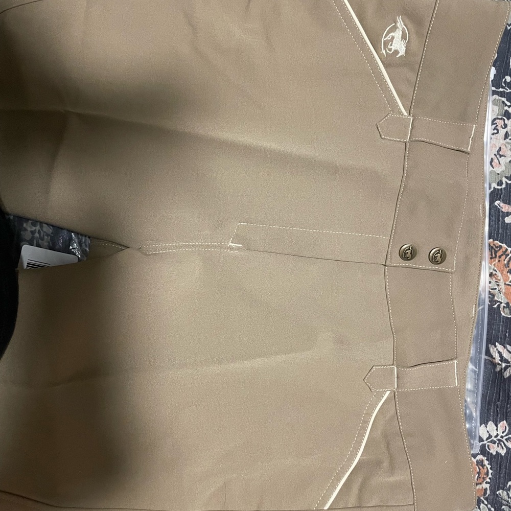 Tan Riding Breeches - Picture 2 of 4